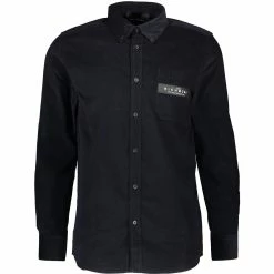 John Richmond Black Logo Long Sleeve Shirt