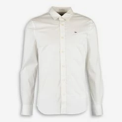 Tommy Hilfiger Denim White Logo Shirt