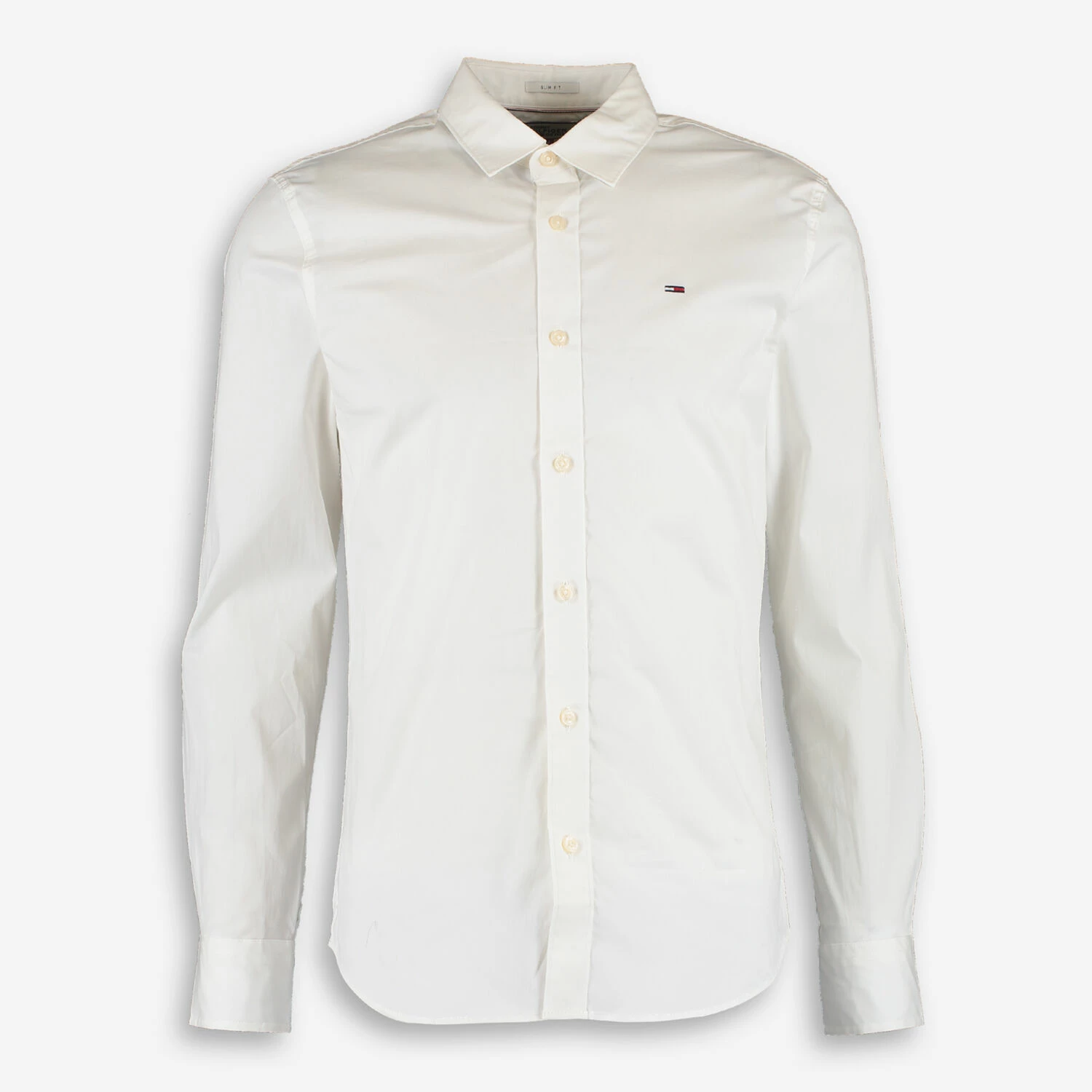Tommy Hilfiger Denim White Logo Shirt 1 Tommy Hilfiger Denim White Logo Shirt