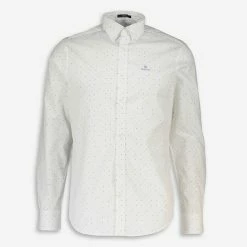 Gant White Spotted Regular Shirt