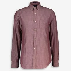 Gant Red Wine Striped Casual Shirt