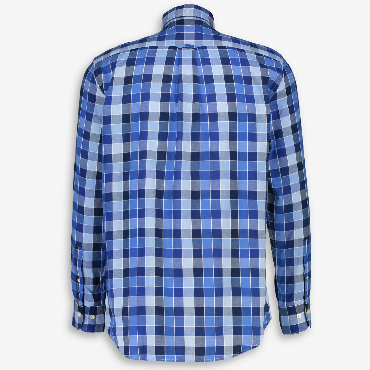 Gant Blue Check Shirt 2 Gant Blue Check Shirt - Image 2