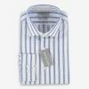 Michael Kors White & Blue Striped Shirt