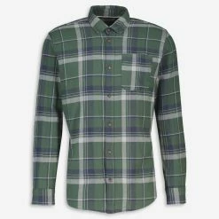 Jack & Jones Green & Navy Checkered Shirt