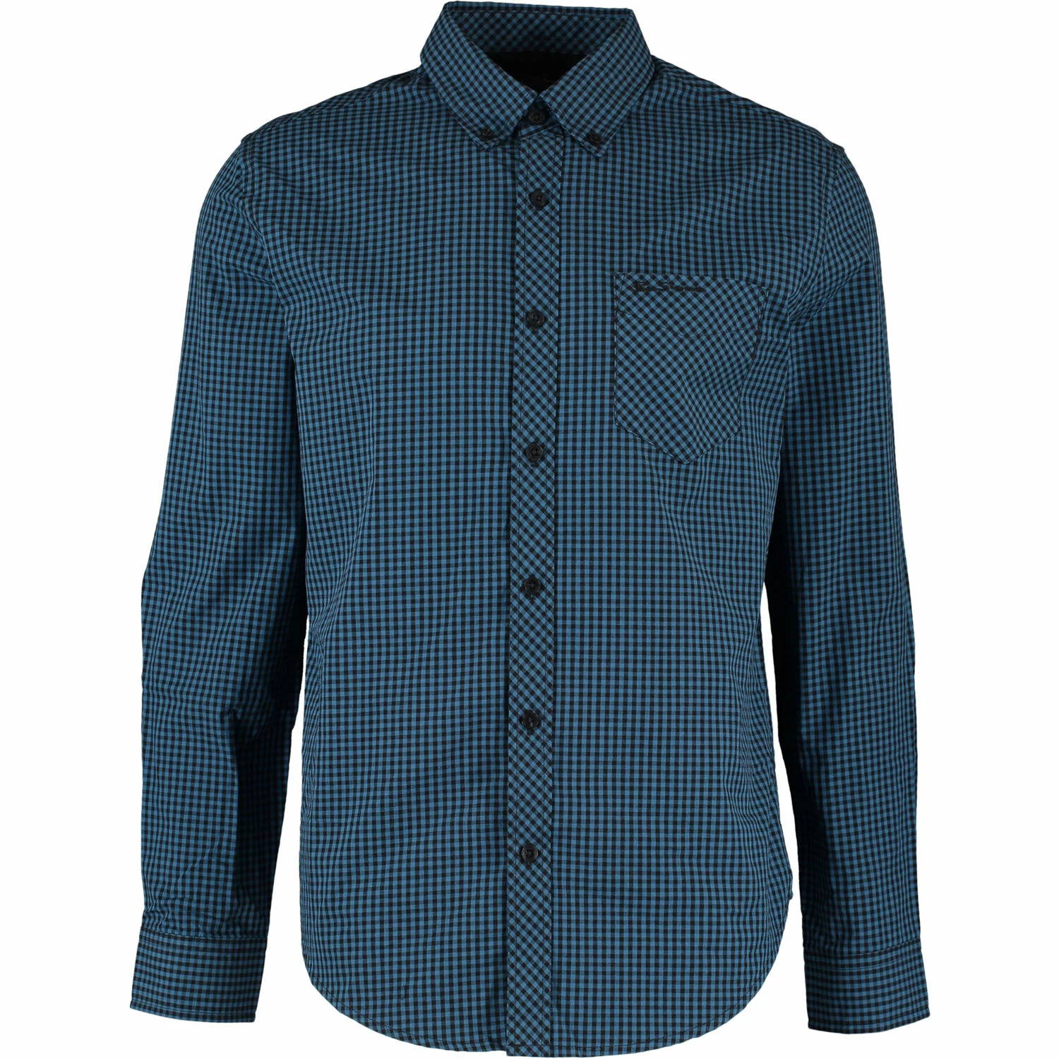 Ben Sherman Dark Blue Checkered Long Sleeve Casual Shirt 1 Ben Sherman Dark Blue Checkered Long Sleeve Casual Shirt