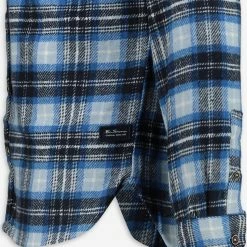 Ben Sherman Blue Checked Crushed Cotton Shacket -Men's Casual Shirts Store 47297953 large wl 03