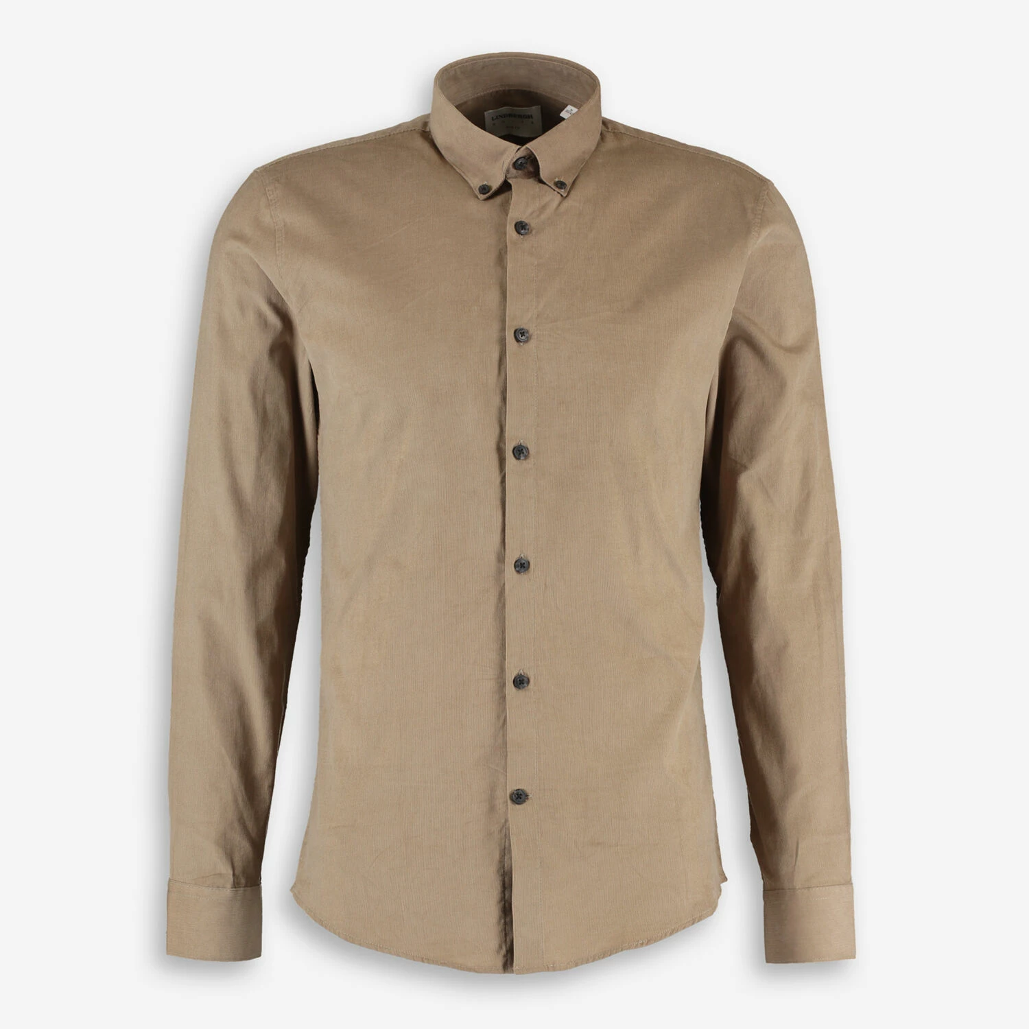 Lindbergh White Beige Long Sleeve Corduroy Shirt 1 Lindbergh White Beige Long Sleeve Corduroy Shirt