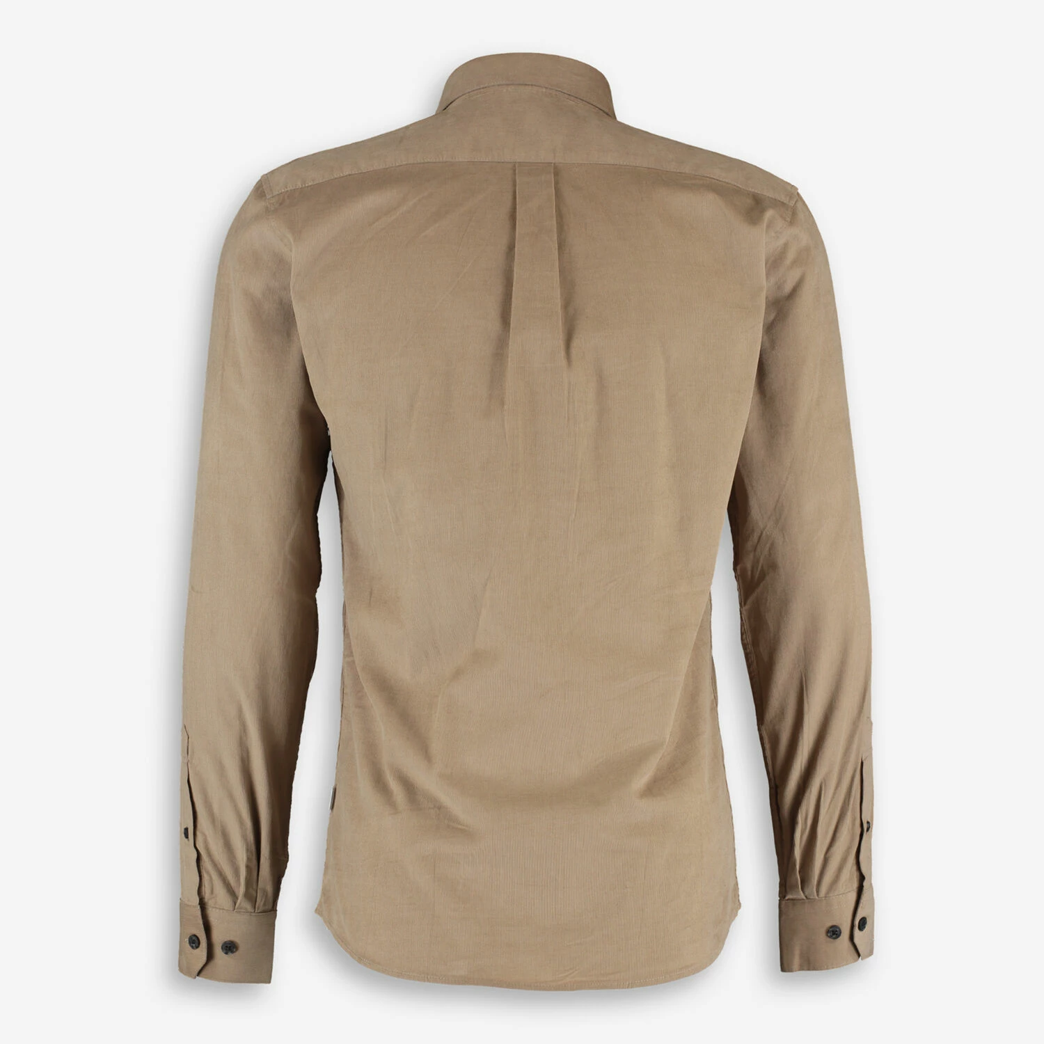 Lindbergh White Beige Long Sleeve Corduroy Shirt 2 Lindbergh White Beige Long Sleeve Corduroy Shirt - Image 2