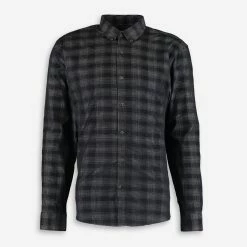 Lindbergh Black & Grey Checked Shirt