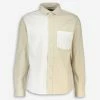 Paid In Full White & Off White Chester Corduroy Casual Shirt