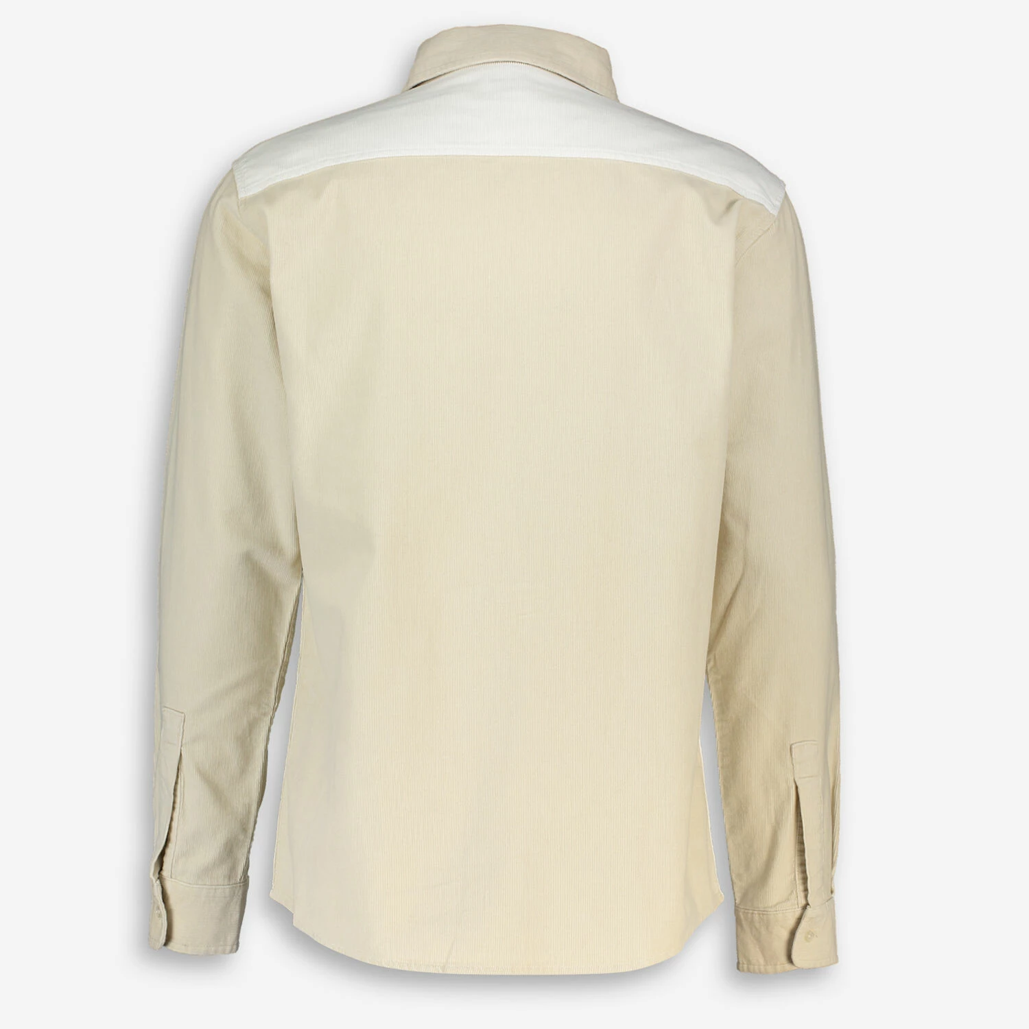 Paid In Full White & Off White Chester Corduroy Casual Shirt 2 Paid In Full White & Off White Chester Corduroy Casual Shirt - Image 2