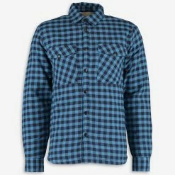 Ocean Laundry Blue Checked Shacket
