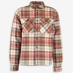 Ocean Laundry Red & Green Checked Shacket