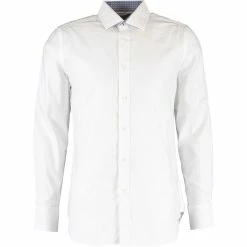 Feraud White Twill Long Sleeve Shirt