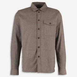 Clean Cut Copenhagen Brown Marl Overshirt