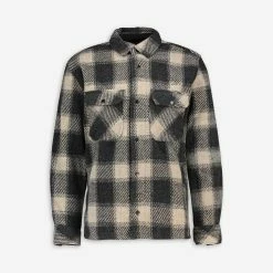 Folk Brown & Black Check Shacket