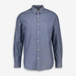 Folk Blue Denim Long Sleeve Shirt