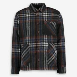 Percival Multicolour Check Brushed Shacket