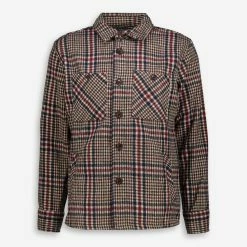 Percival Multicolour Houndstooth Brushed Shacket