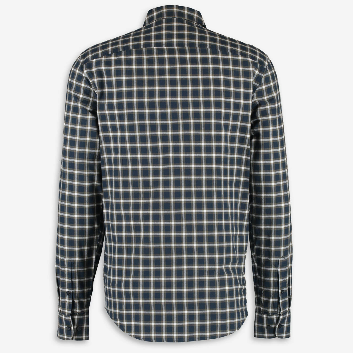 Penguin Blue Checked Classic Shirt 2 Penguin Blue Checked Classic Shirt - Image 2