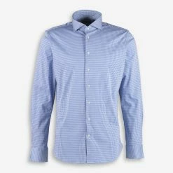 Selezione Grigio Blue & White Houndstooth Shirt