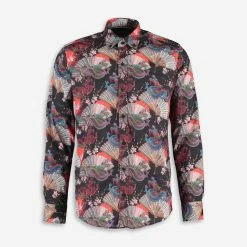 Guide London Black Fan Dragon Shirt