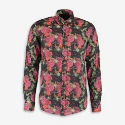 Guide London Black Pomegranate Shirt