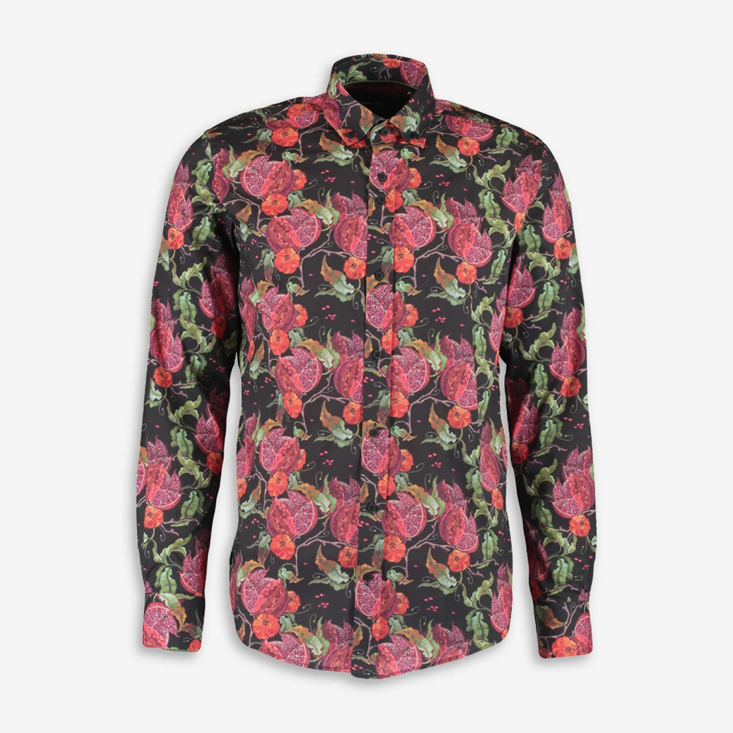 Guide London Black Pomegranate Shirt 1 Guide London Black Pomegranate Shirt