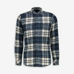 Guide London Blue Checked Shacket