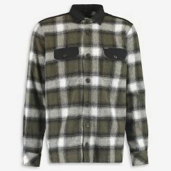 Guide London Khaki Checked Shacket