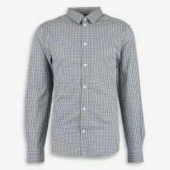 Ocean Laundry Navy & White Check Shirt