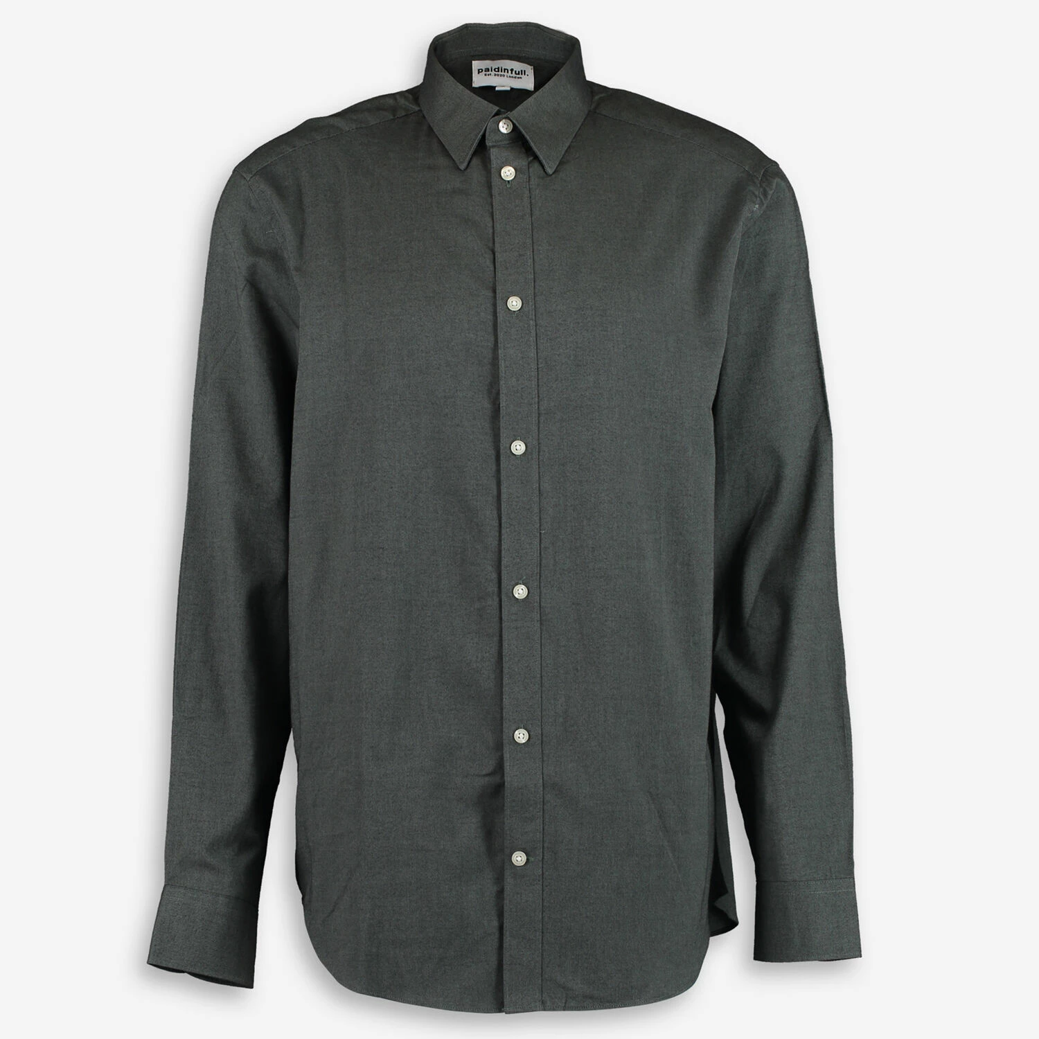 Paid In Full Khaki Long Sleeve Shirt 1 Paid In Full Khaki Long Sleeve Shirt