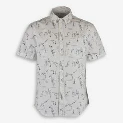 Penguin White Diver Motif Shirt