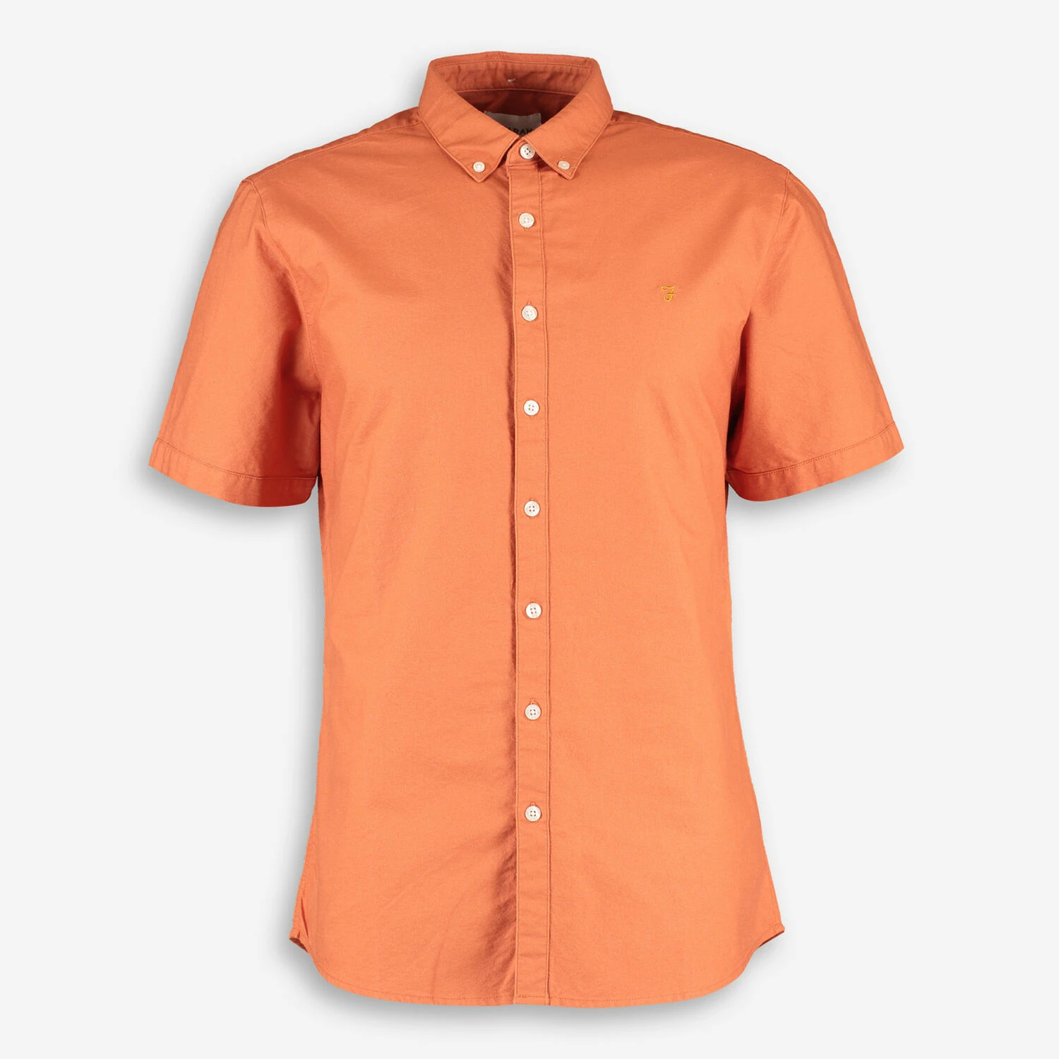 Farah Orange Casual Shirt 1 Farah Orange Casual Shirt