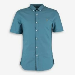 Farah Jeans Blue Short Sleeve Shirt