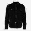 Curated Utility Black Corduroy Overshirt
