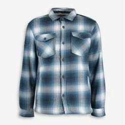 Fenchurch Blue & White Check Shacket