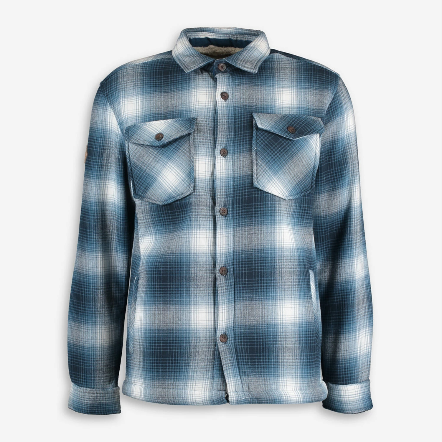 Fenchurch Blue & White Check Shacket 1 Fenchurch Blue & White Check Shacket