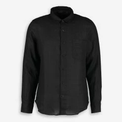 Superdry Black Linen Casual Shirt