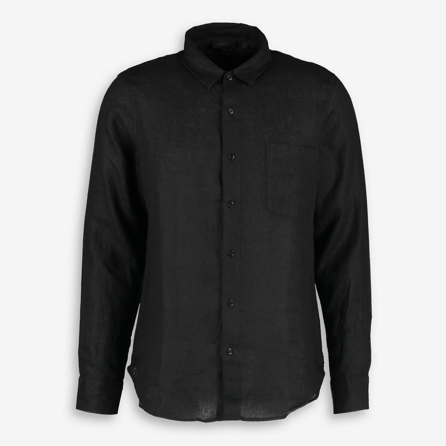 Superdry Black Linen Casual Shirt 1 Superdry Black Linen Casual Shirt
