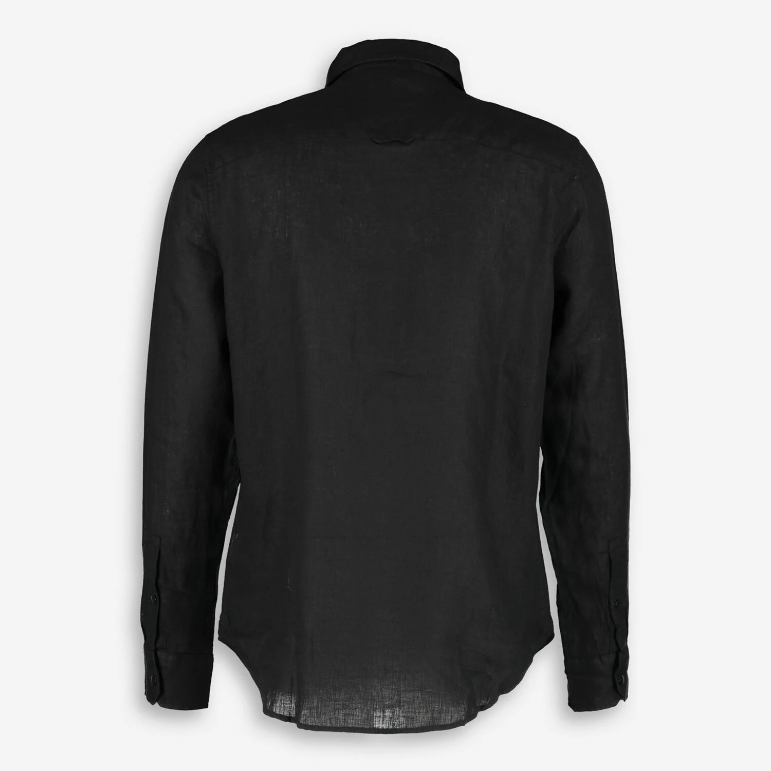 Superdry Black Linen Casual Shirt 2 Superdry Black Linen Casual Shirt - Image 2