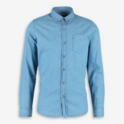 Feraud Blue Light Wash Denim Shirt