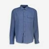 Ben Sherman Blue Herringbone Classic Shirt