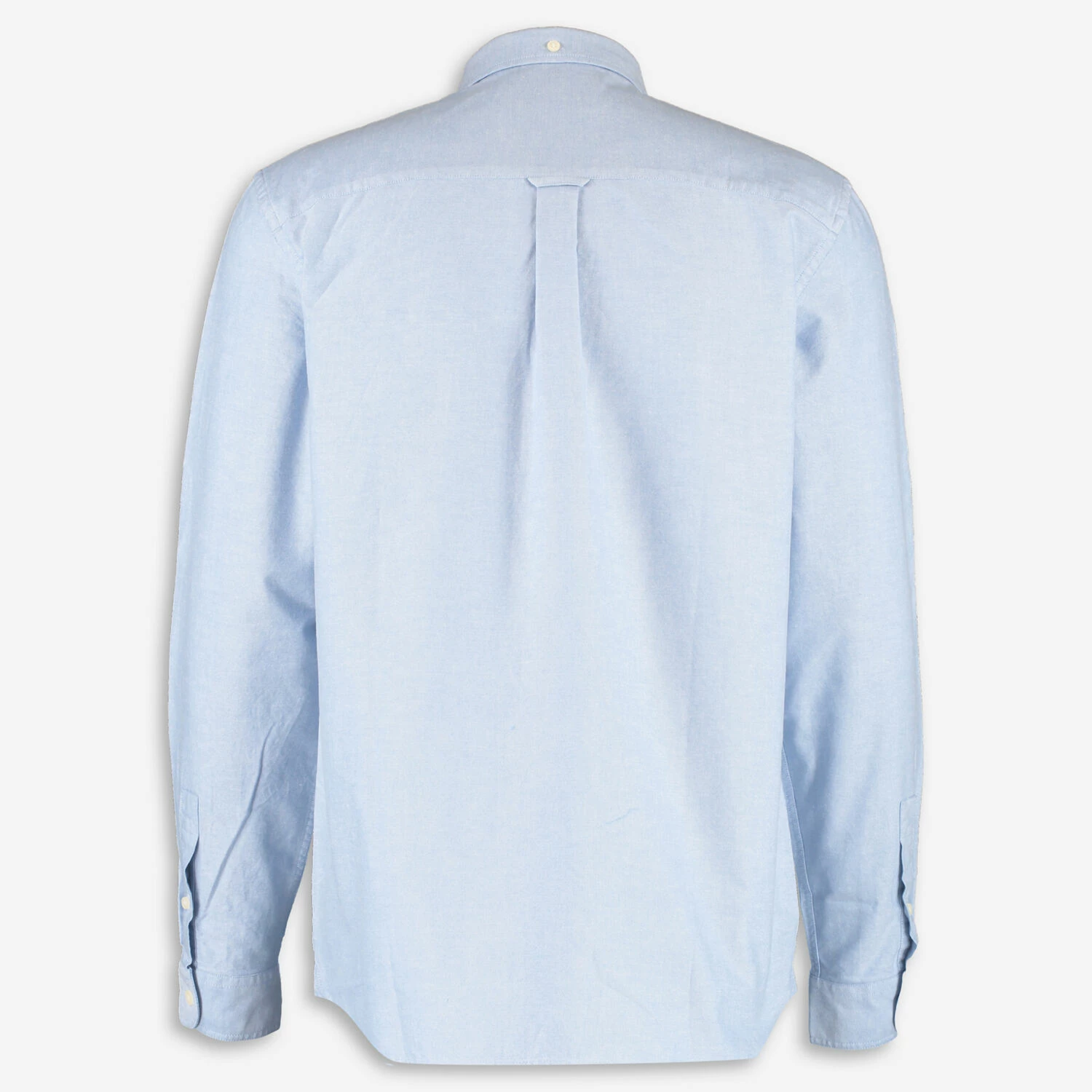 Lyle & Scott Blue Oxford Logo Shirt 2 Lyle & Scott Blue Oxford Logo Shirt - Image 2