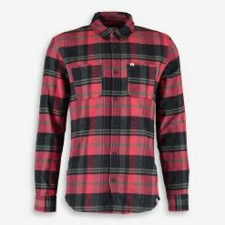 Quiksilver Pink & Navy Checked Shirt