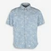 Quiksilver Blue Floral Classic Shirt