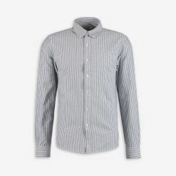 Peter Werth Navy & White Striped Shirt