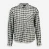 I Navili Milano Olive & White Check Casual Shirt