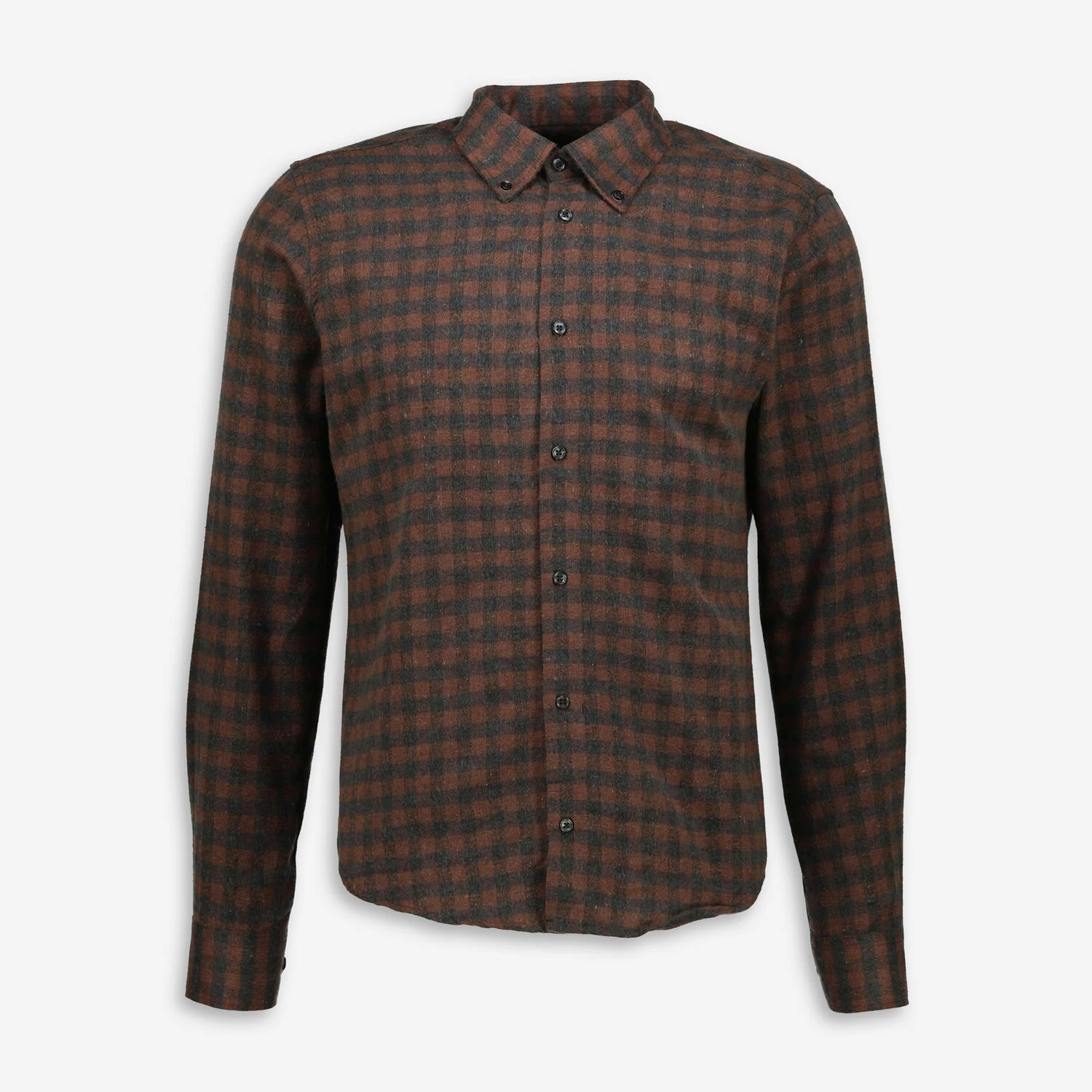 I Navili Milano Grey & Brown Checkered Shirt 1 I Navili Milano Grey & Brown Checkered Shirt
