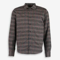 I Navili Milano Grey & Tan Check Shirt
